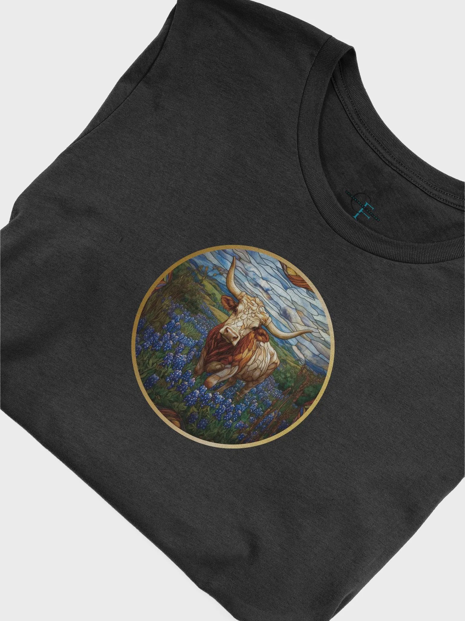 Texas Longhorn Stained Glass Tee product image (6)