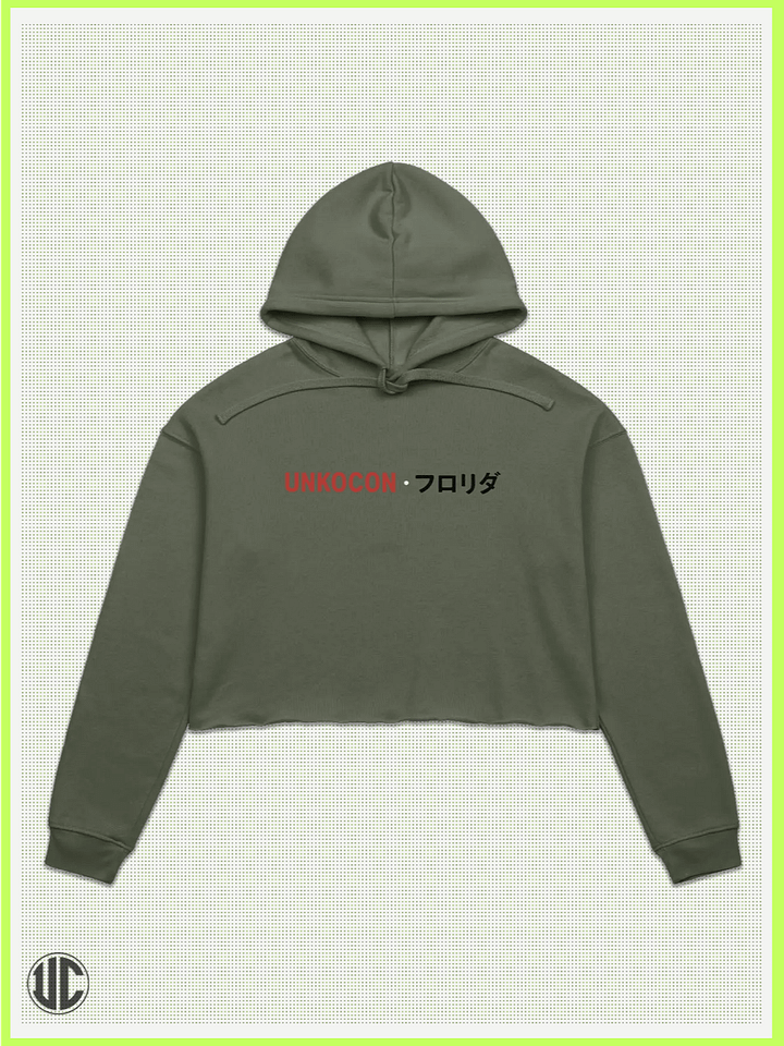 UnkoCon – Cocoa Beach FL Skater Crop Hoodie product image (2)