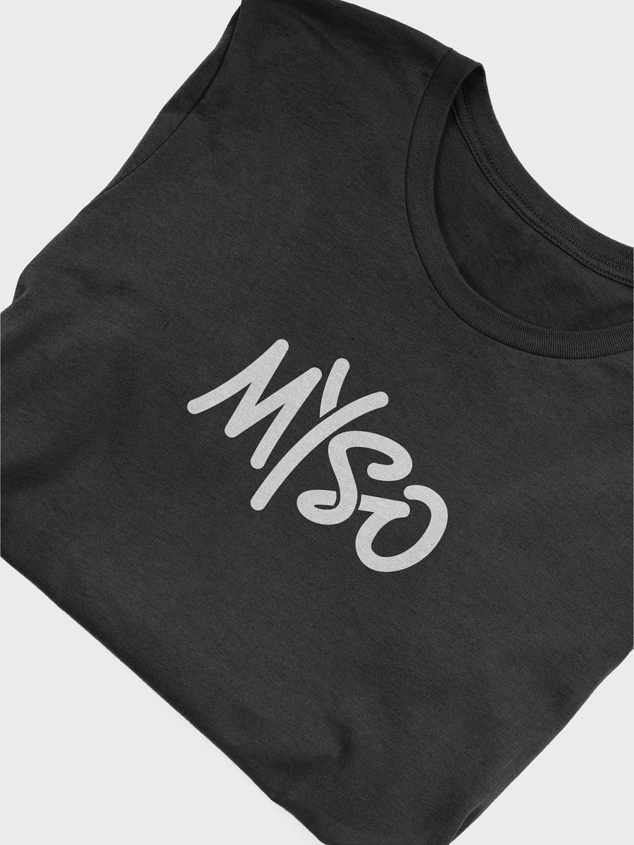 MYSO Black T-shirt with Solo White Logo product image (5)