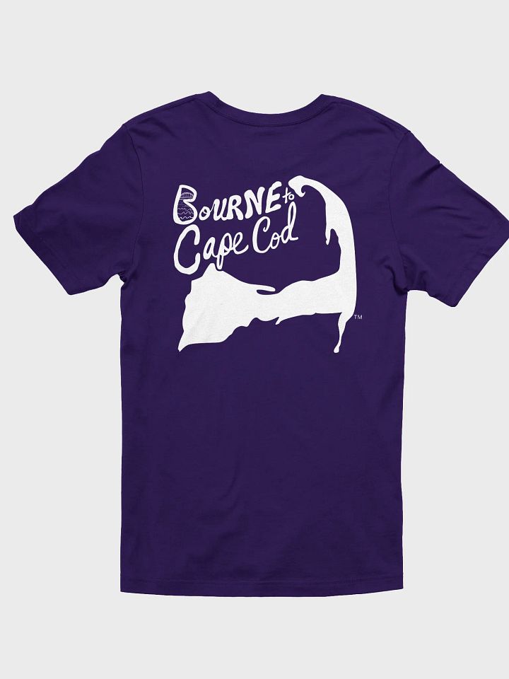 Women's | BOURNE to Cape Cod™ | Supersoft T-Shirt by Bella+Canvas | White Logo on Jewel Tone Colors product image (20)