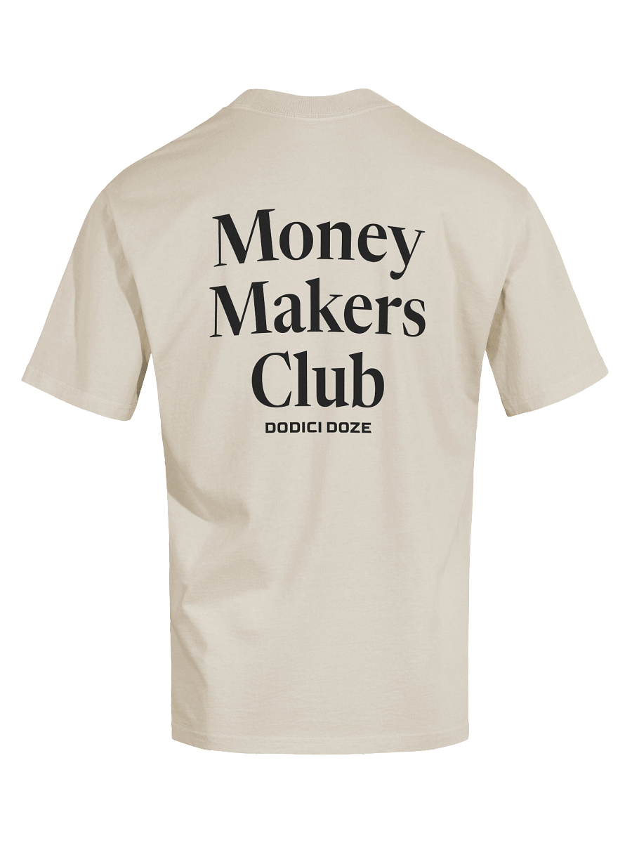 Money Makers Tee White Oversized product image (8)