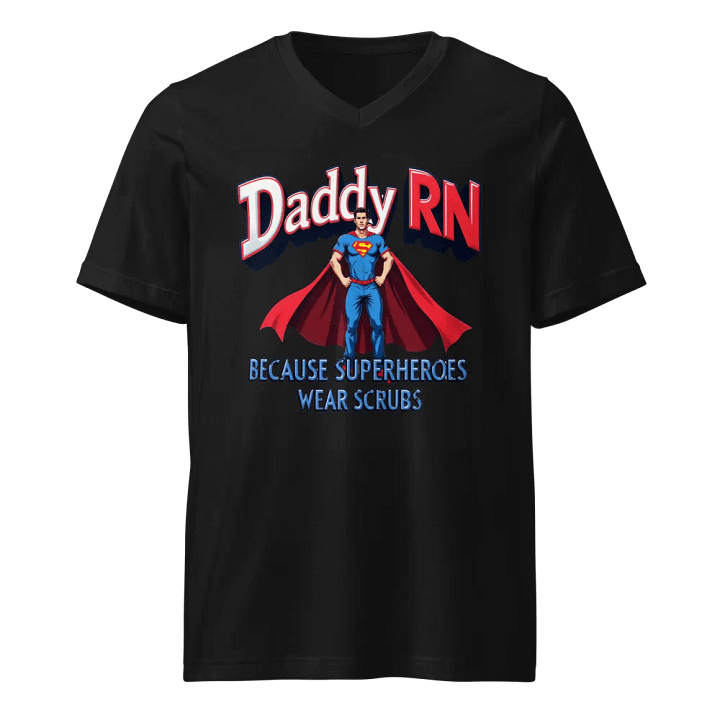 Daddy RN Superhero Tribute v-neck Tee product image (1)