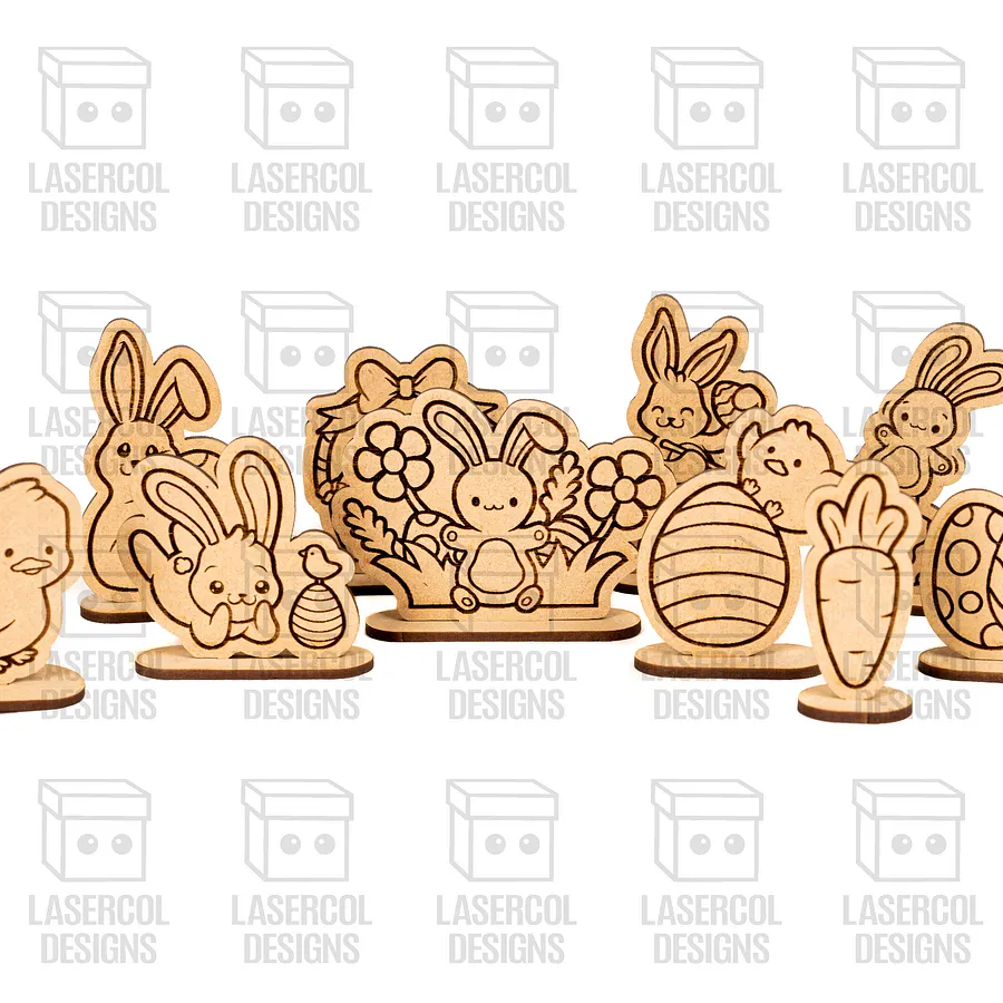 Easter Cutouts With Base Set 1 - Laser Cut Files product image (3)