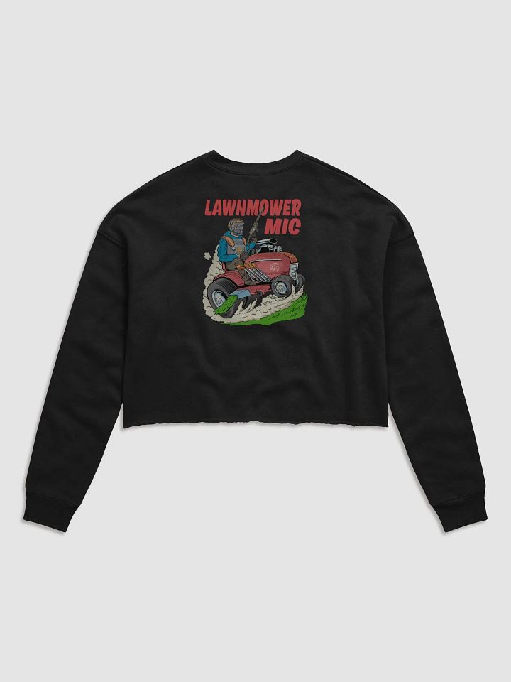 Lawnmower Mic | Womens Crop Hoodie product image (2)
