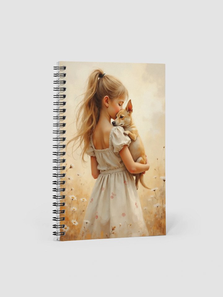 Potcake Puppy & Little Girl product image (1)