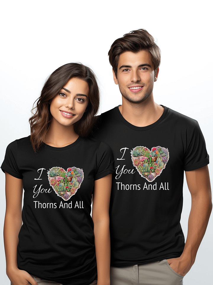 I Love You Thorns And All Supersoft Unisex T-shirt product image (1)