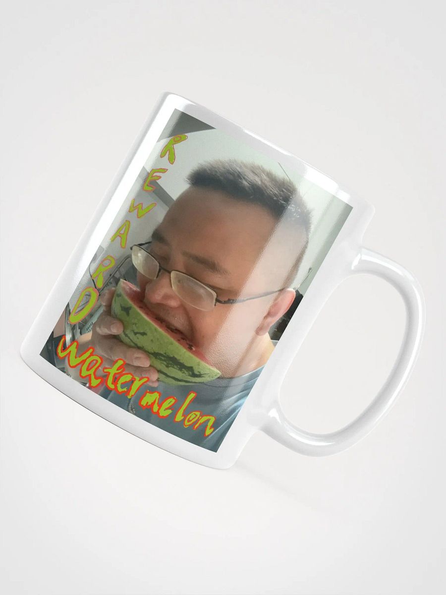 White Glossy Mug : watermelon reward product image (11)