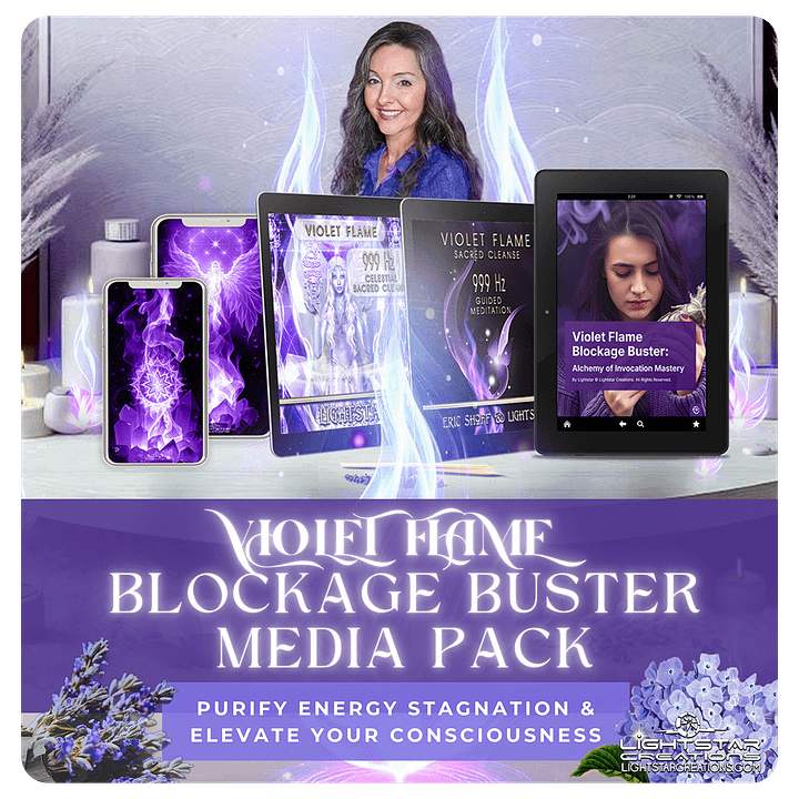 Violet Flame Blockage Buster Media Pack product image (1)
