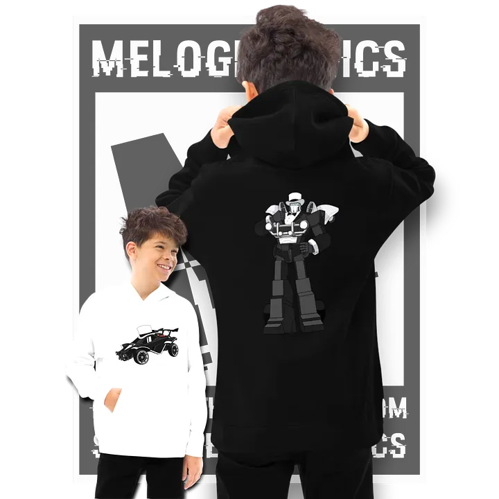 Fancy Carball Bot - Kids Hoodie | #MadeByMELO product image (1)