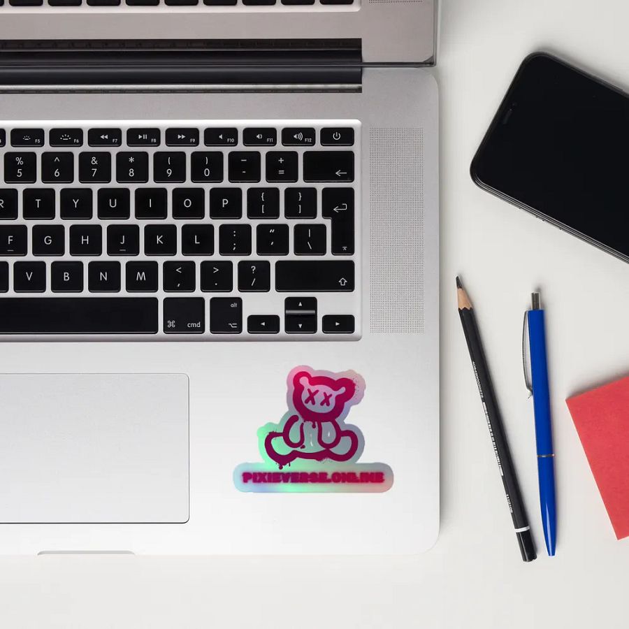 PixieStickers - Holographic with Pink lettering product image (10)