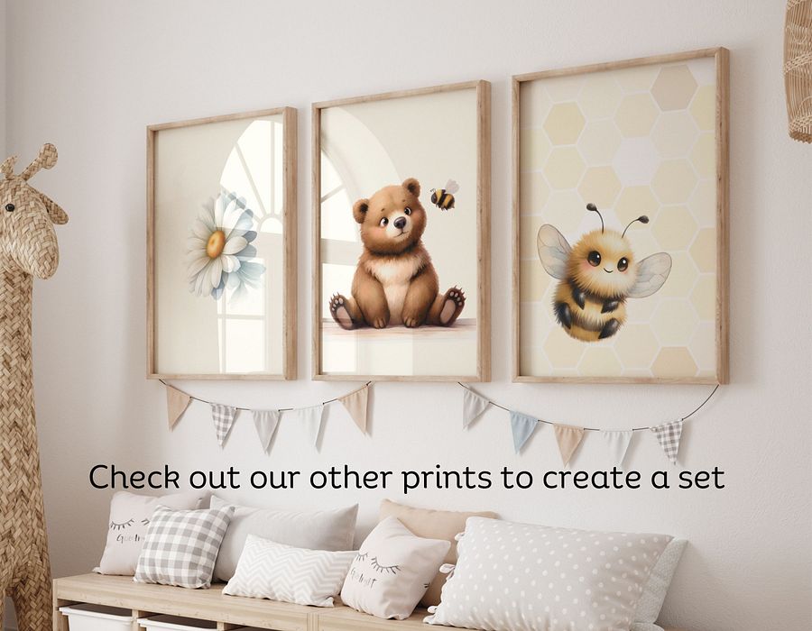 Little Bumblebee Nursery Print product image (6)