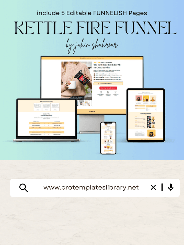 Kettle Fire Funnelish Templates product image (1)