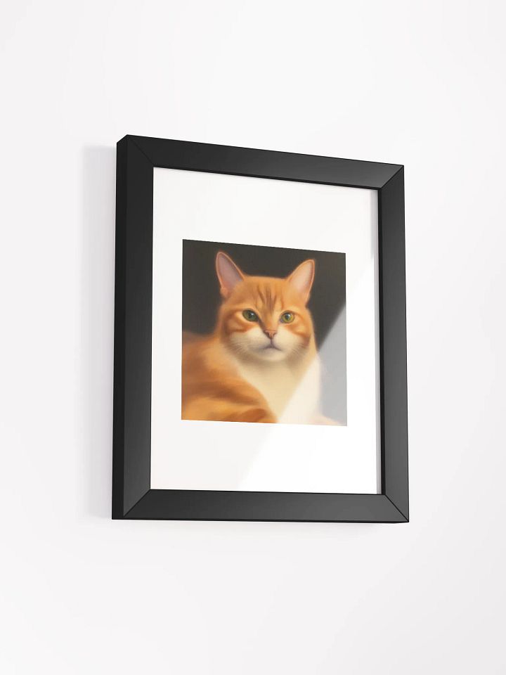 Cat Portrait Ayous Wood Framed Artprint product image (12)