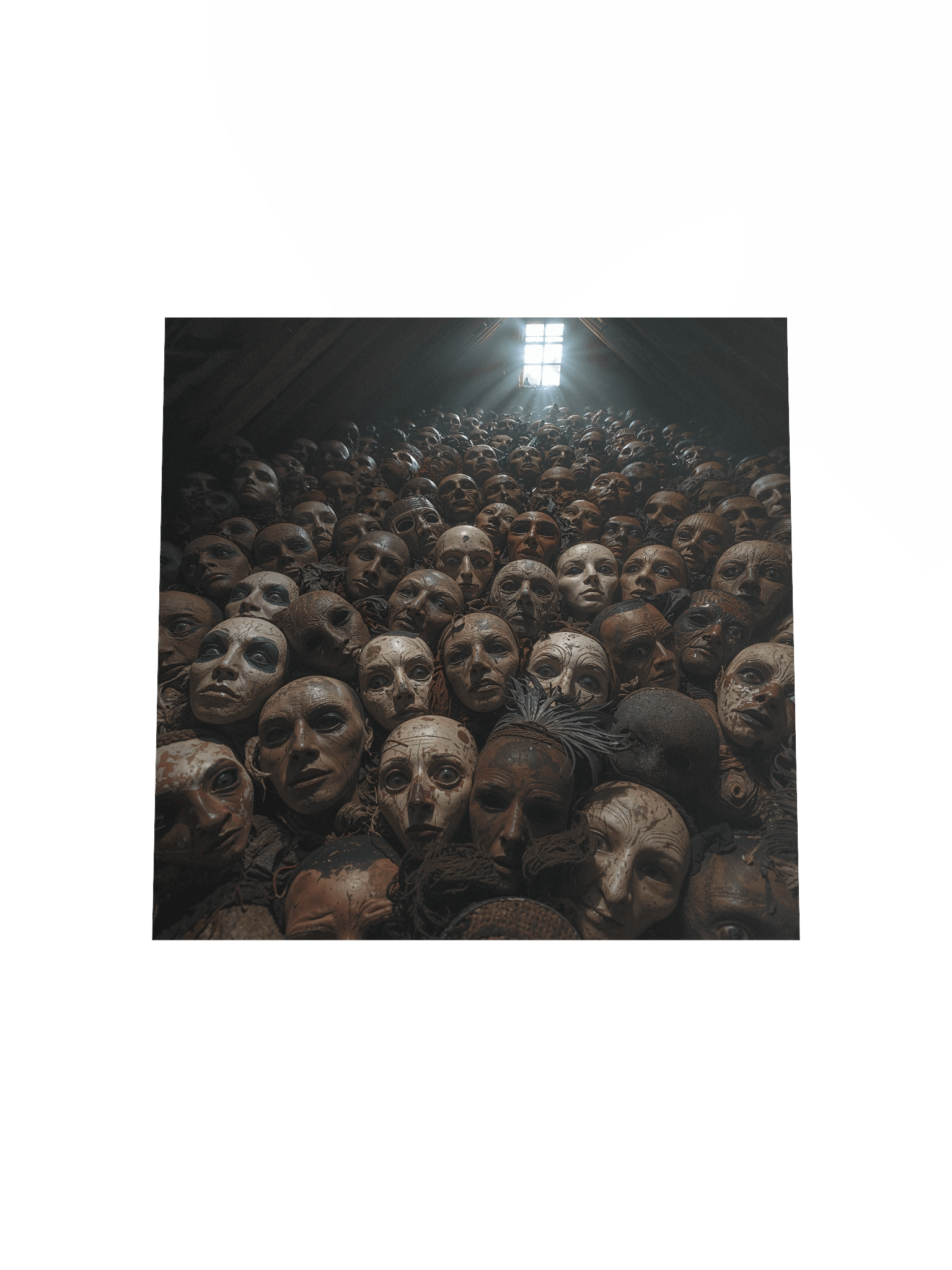 The Attic of Forgotten Faces Matte Poster product image (17)