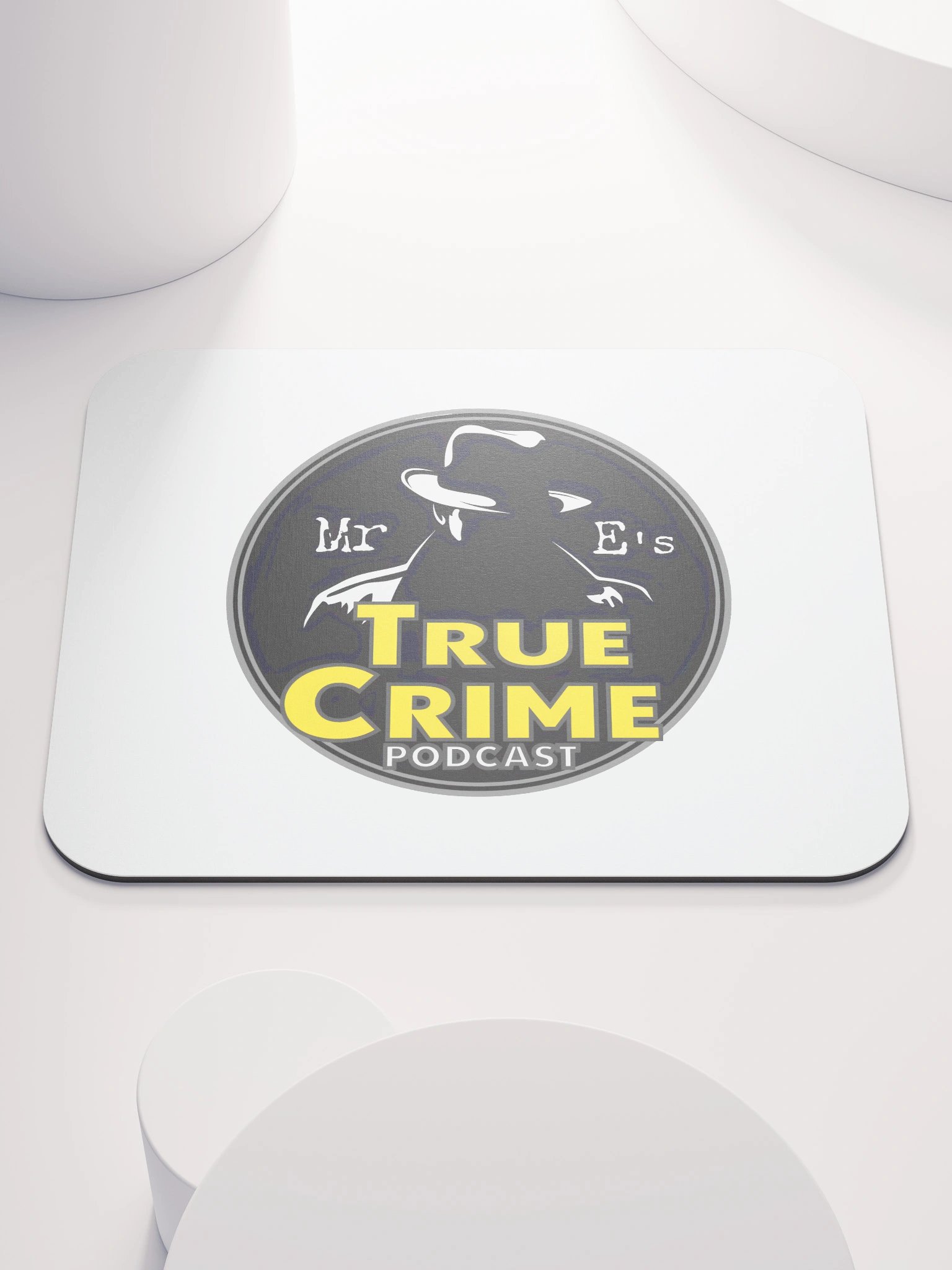 Mr E's True Crime Podcast Mouse Pad product image (1)