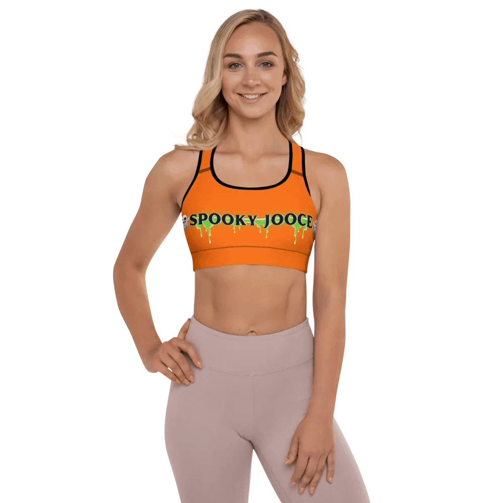SPOOKY JOOCE Padded Sports Bra -Orange product image (6)