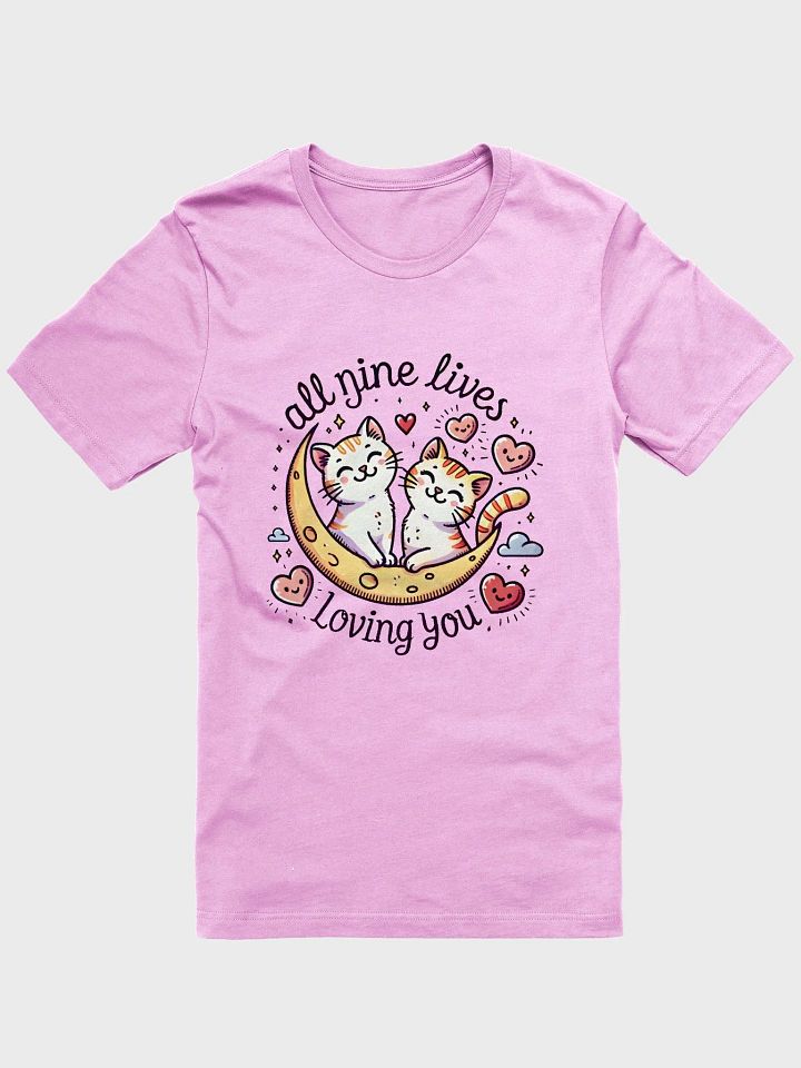All nine lives loving you t-shirt product image (1)