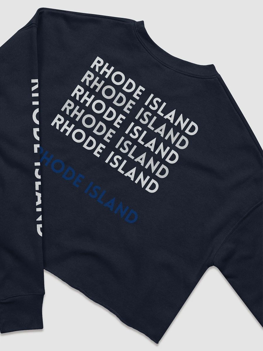 Rhode Island Sleeve Crop Sweatshirt (Midweight Fabric) product image (2)