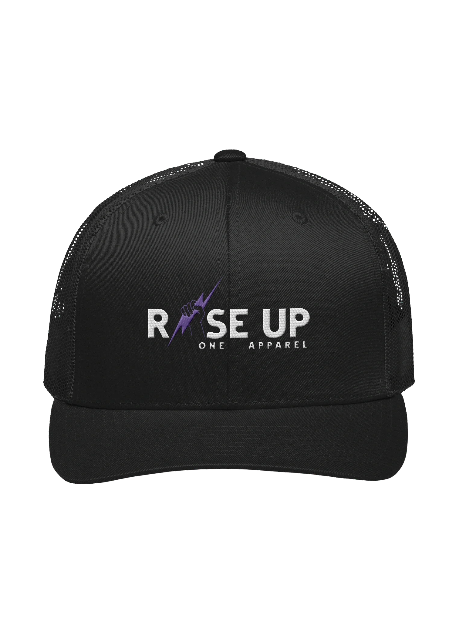 Purple Lightning Bolt Signature Trucker Hat product image (1)