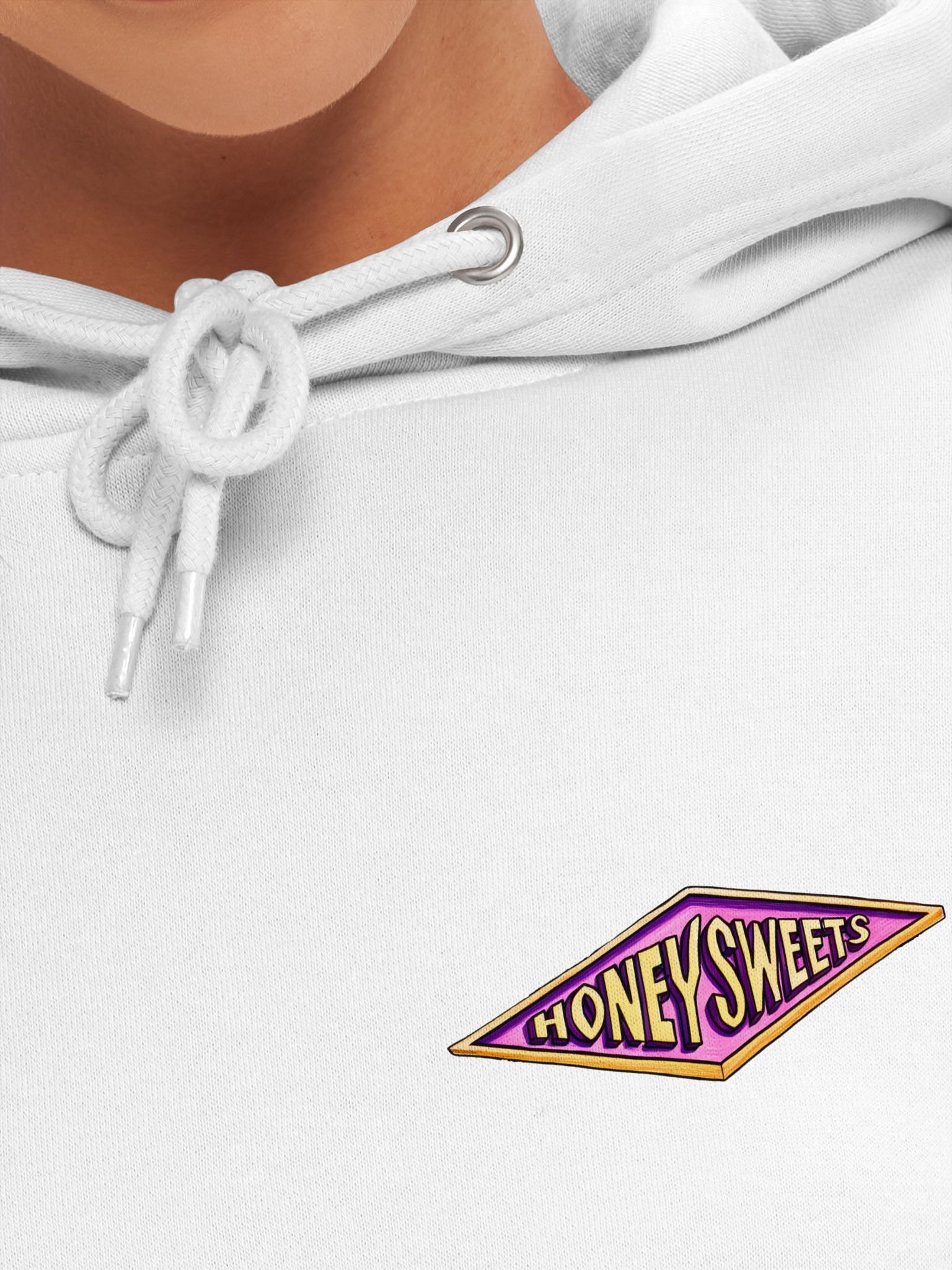 Sweat à capuche premium avec logo diamant HONEY SWEETS product image (7)