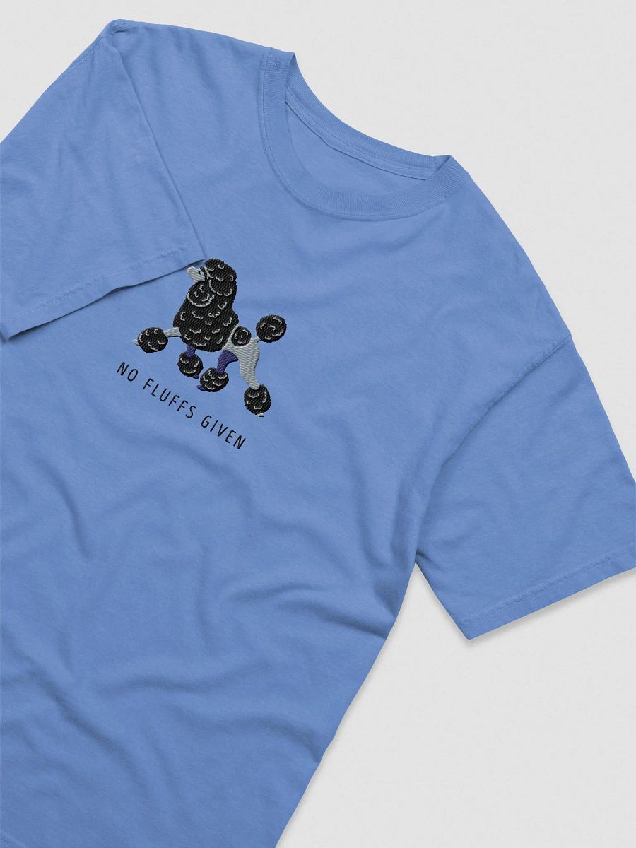 No Fluffs Given T-Shirt(Embroidered) of a Standard Poodle(Black) product image (5)