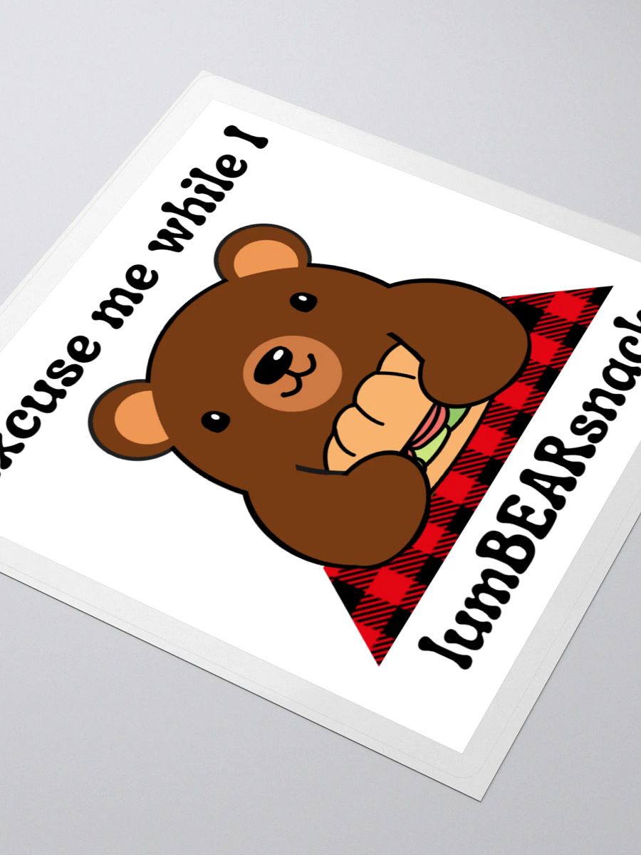 LumBEARsnack Sticker product image (9)