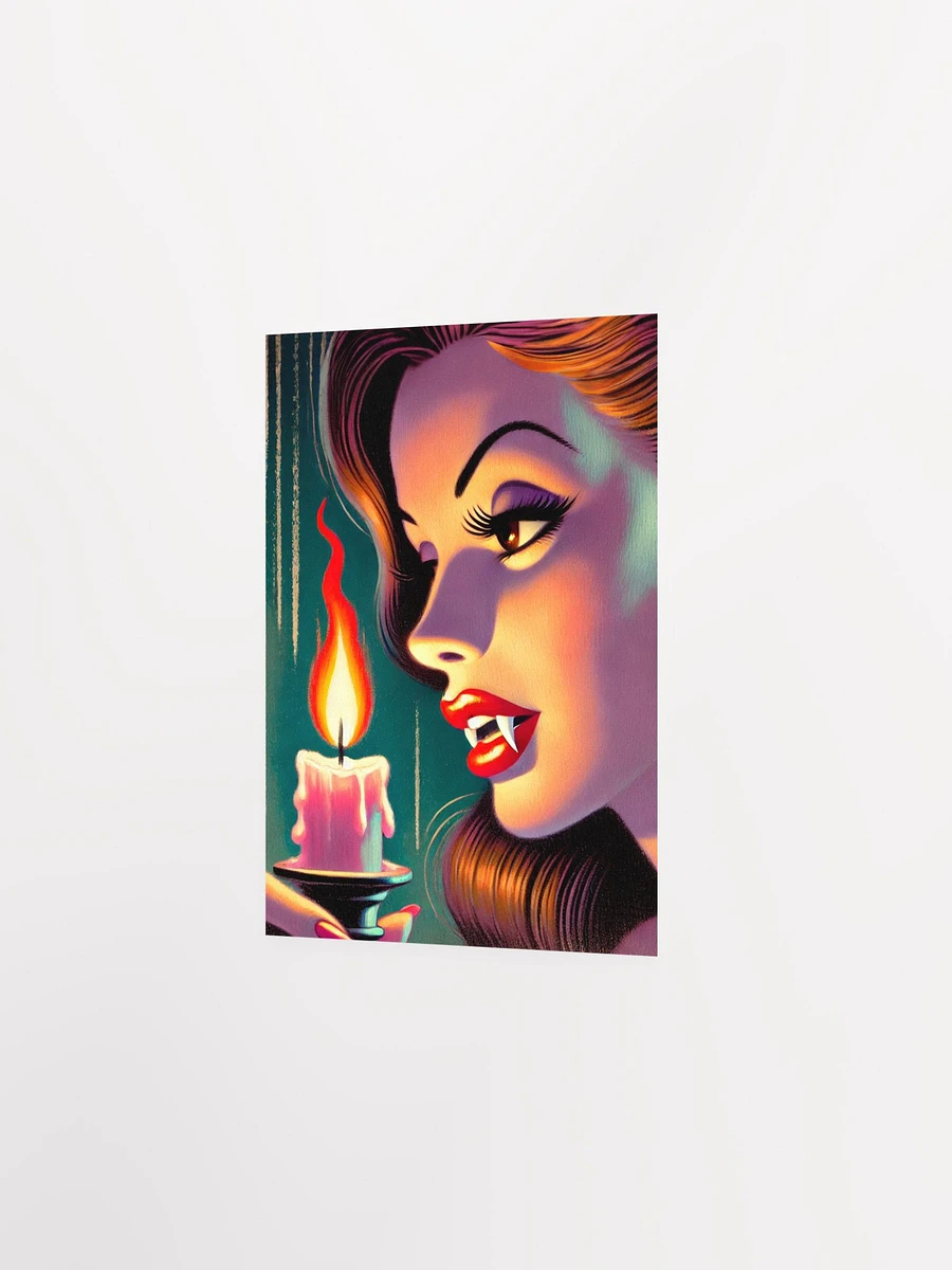 Vampire woman with Candle Premium Matte Poster product image (12)