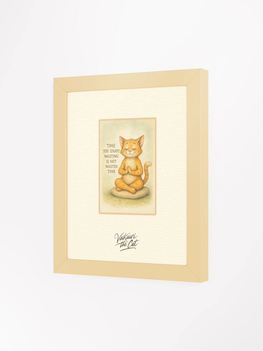 Vaikauri Cat Framed Matte Artprint product image (6)