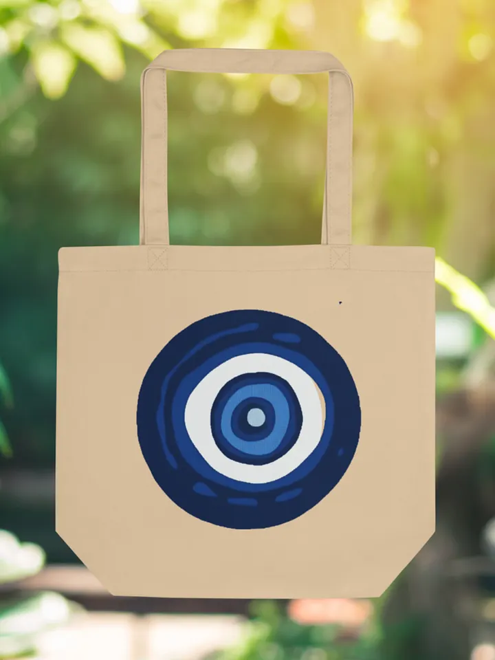Blue Mati Protection: Eco-Friendly Tote Bag; Natural product image (2)