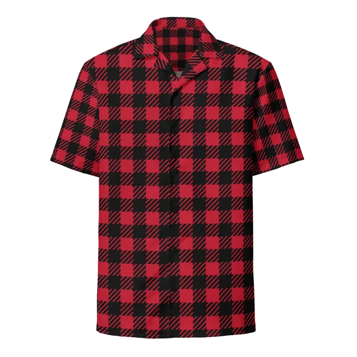 Summer Breeze Buffalo Plaid Hawaiian Shirt product image (1)