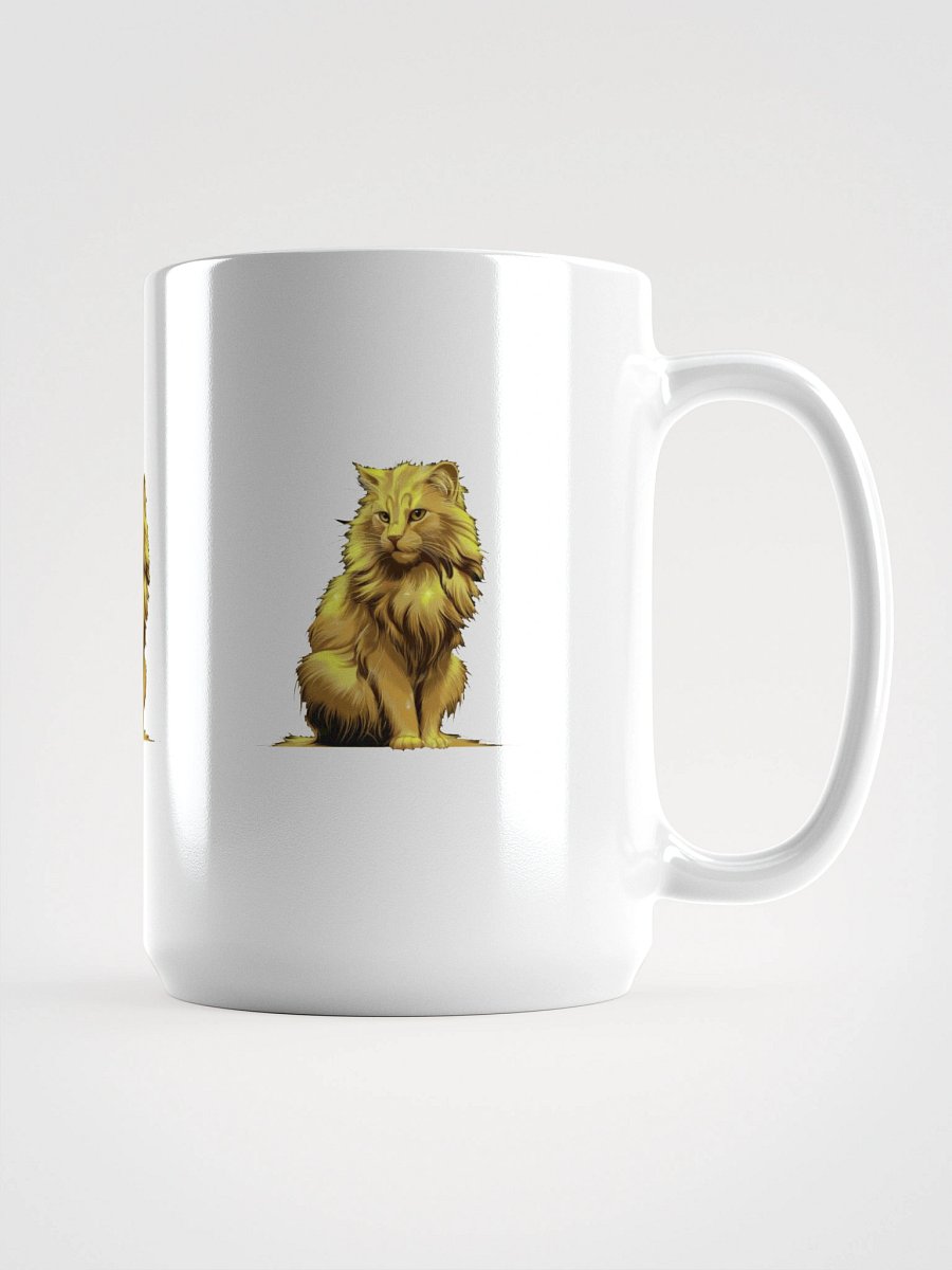 Golden Fur Cat Artistic Mug product image (1)