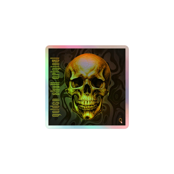 Golden Skull Member Sticker product image (1)