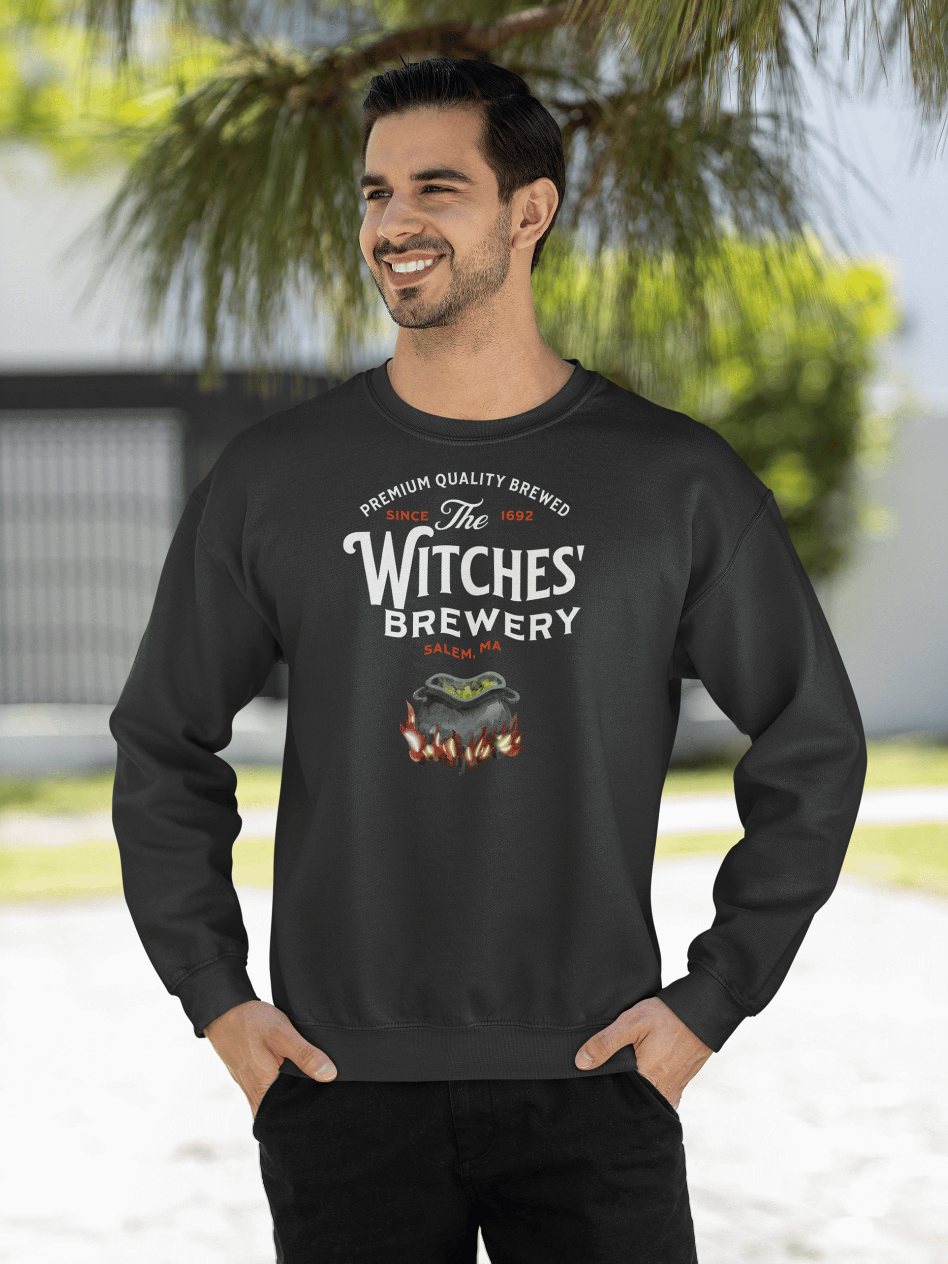 Witches' Brewery Halloween Sweatshirt product image (1)