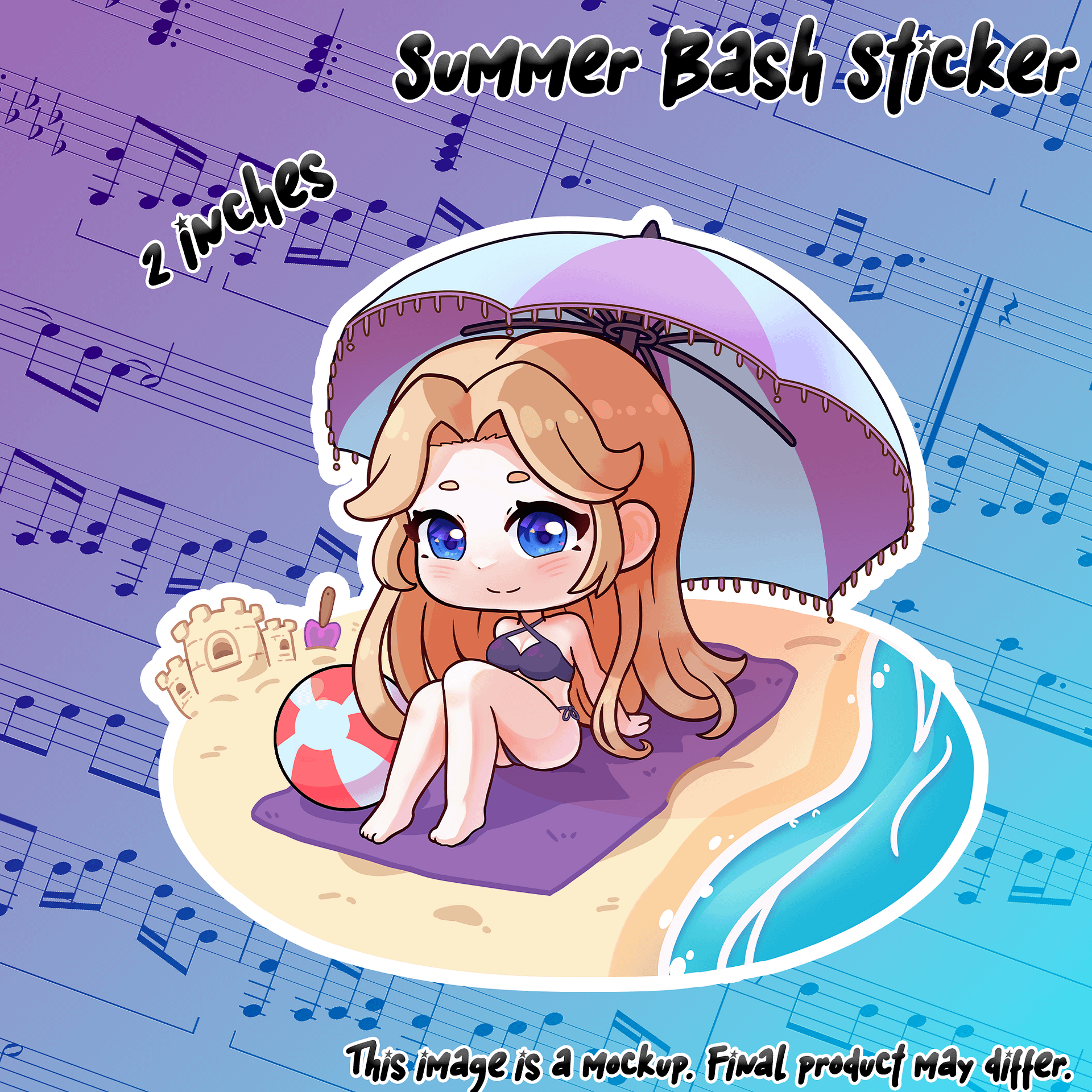 Summer Bash Sticker product image (1)