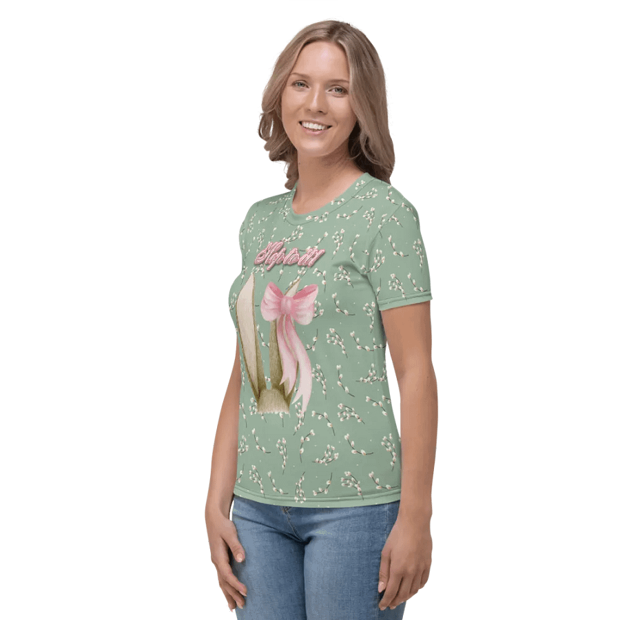 Hop to It Easter All Over Print T-shirt product image (4)