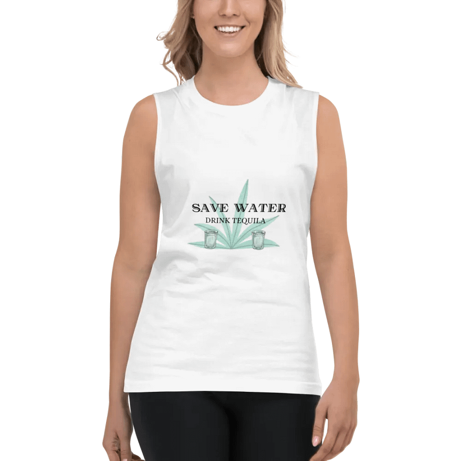 Save Water Muscle Tee product image (4)