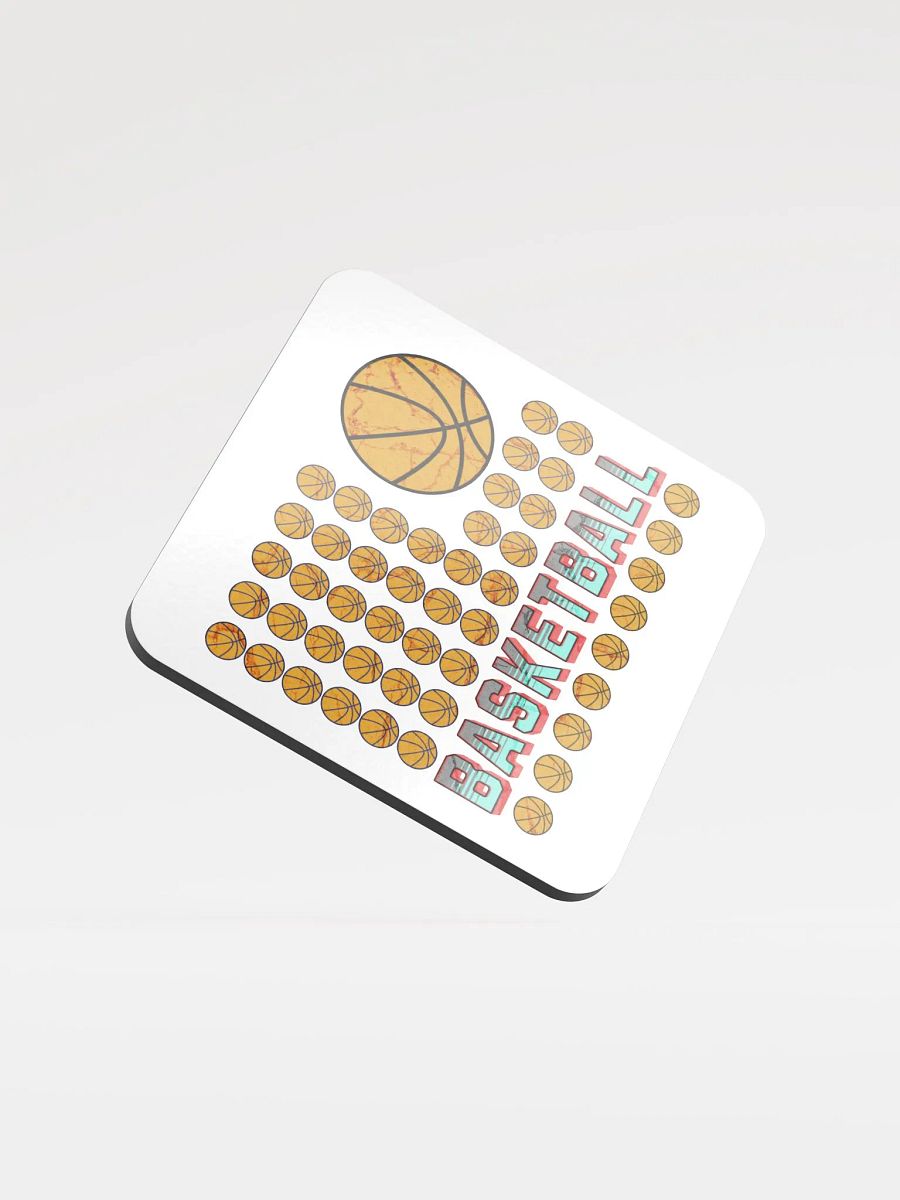 US Flag Basketball Swish & Protect Cork Coaster product image (1)