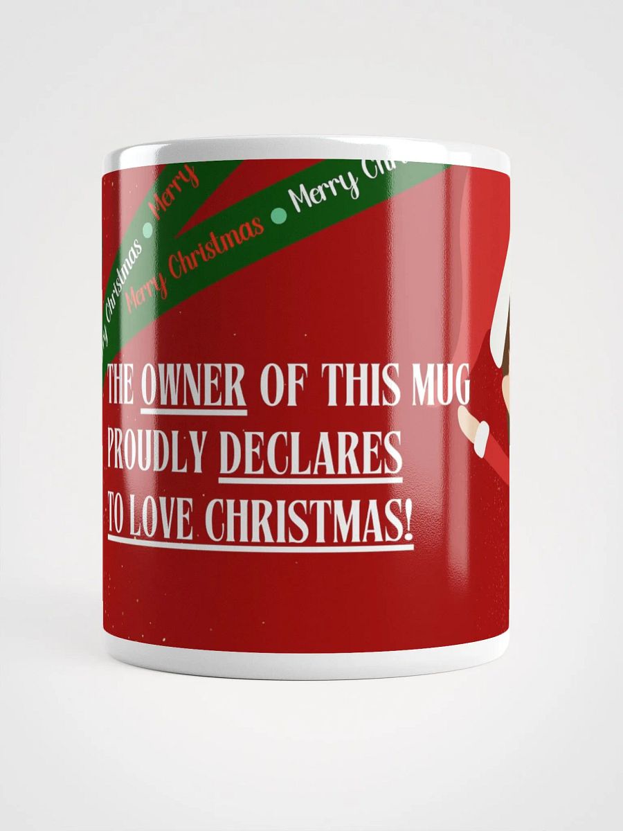 "Christmas Cheer Mug – Proud to Love Christmas!" product image (5)
