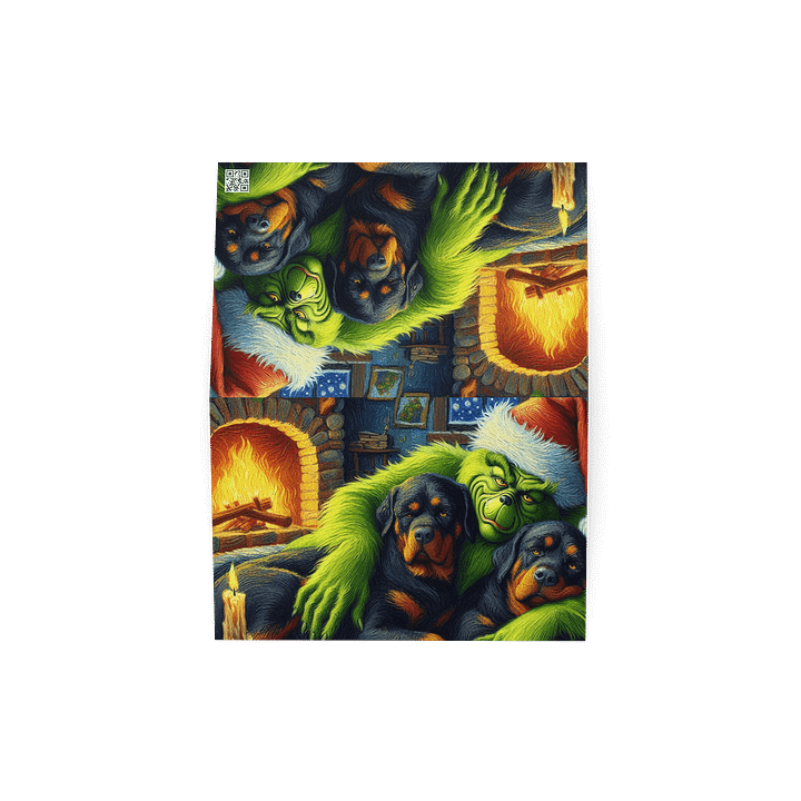 Grinch who stole Rottweilers Greeting Card product image (4)