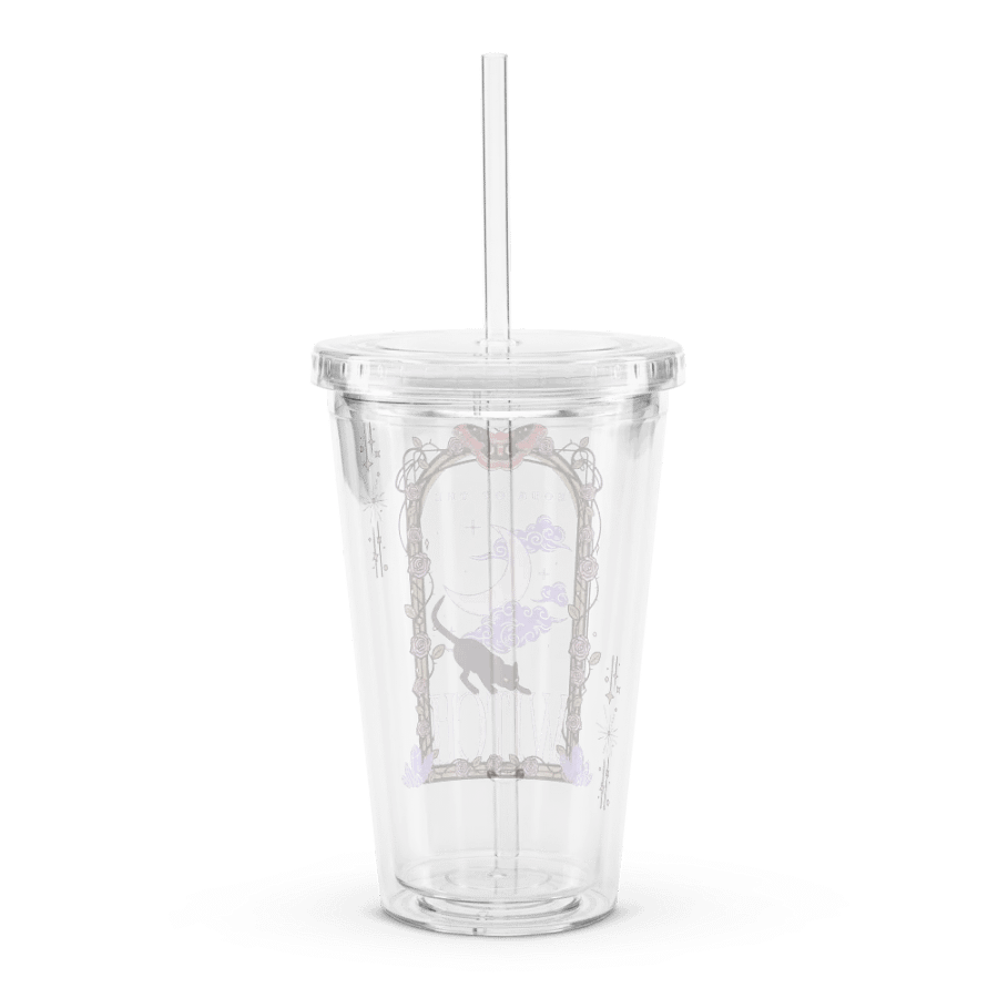 Hour of the Witch clear water tumbler[white text] product image (2)