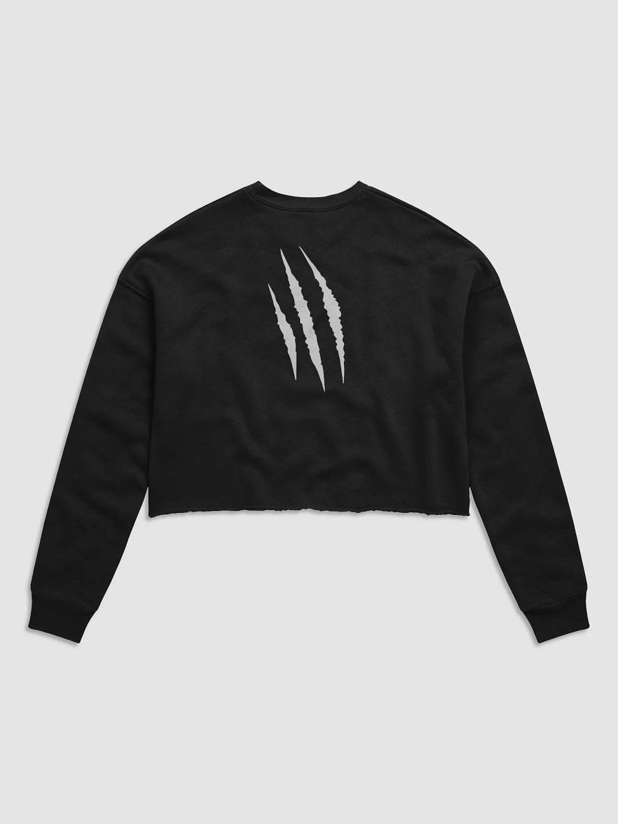 "Back At It With A Good Habit" Bella+Canvas Women's Fleece Crop Sweatshirt product image (2)