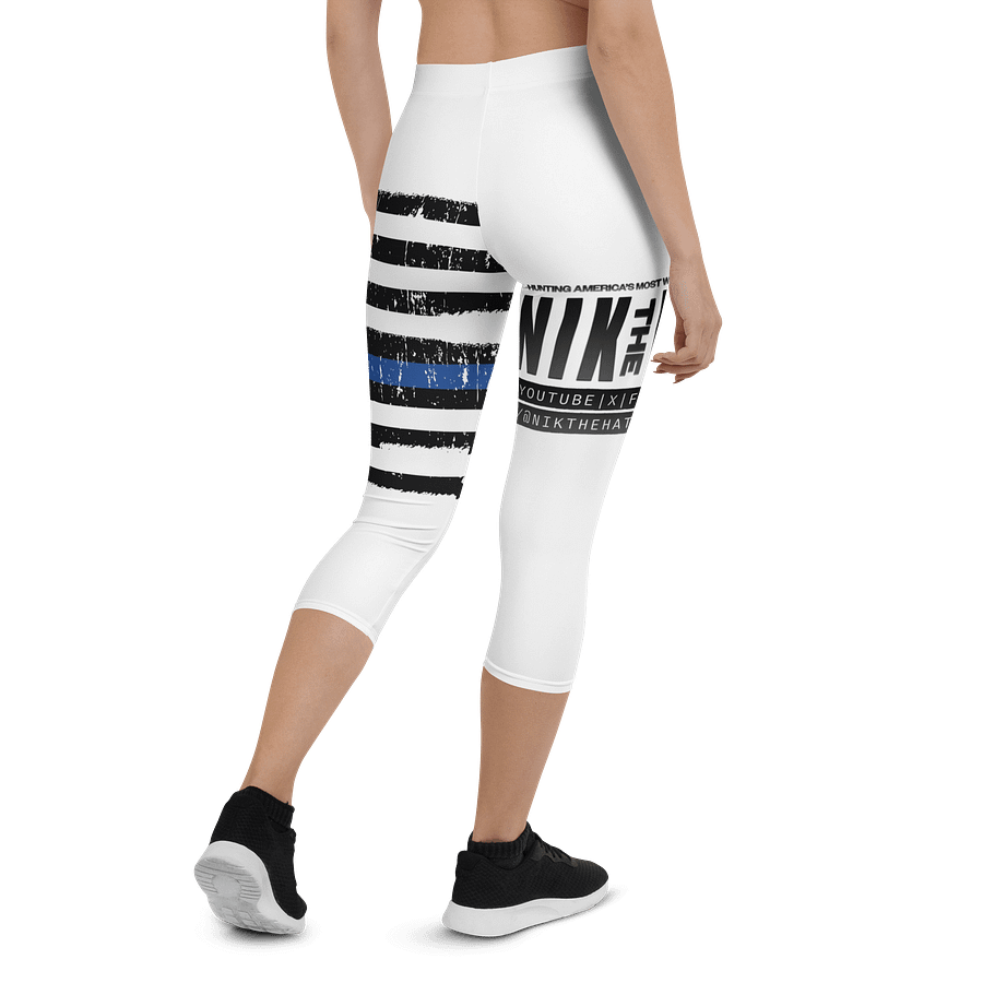 Nik The Hat | White Leggings – Summer ’25 BACK THE BLUE Edition product image (3)