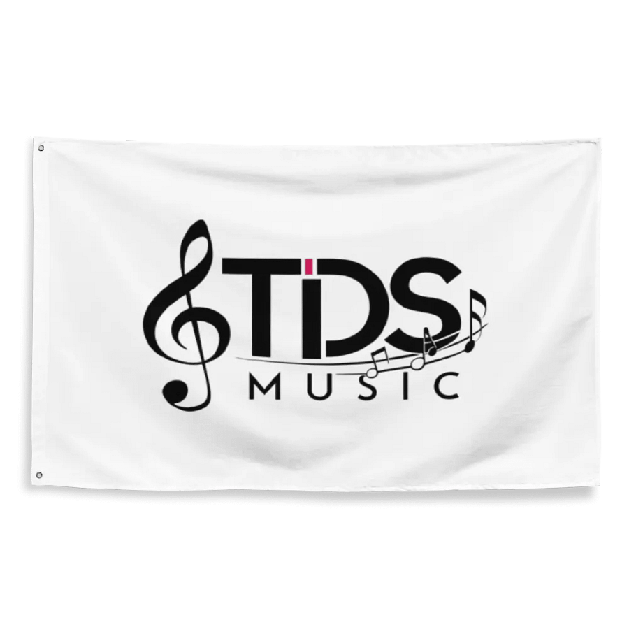 Exclusive TDS Music All-Over Print Flag - 34.5x56in Polyester with Music Design product image (3)