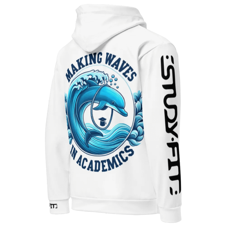 Making waves in academics - Recycled Hoodie product image (1)