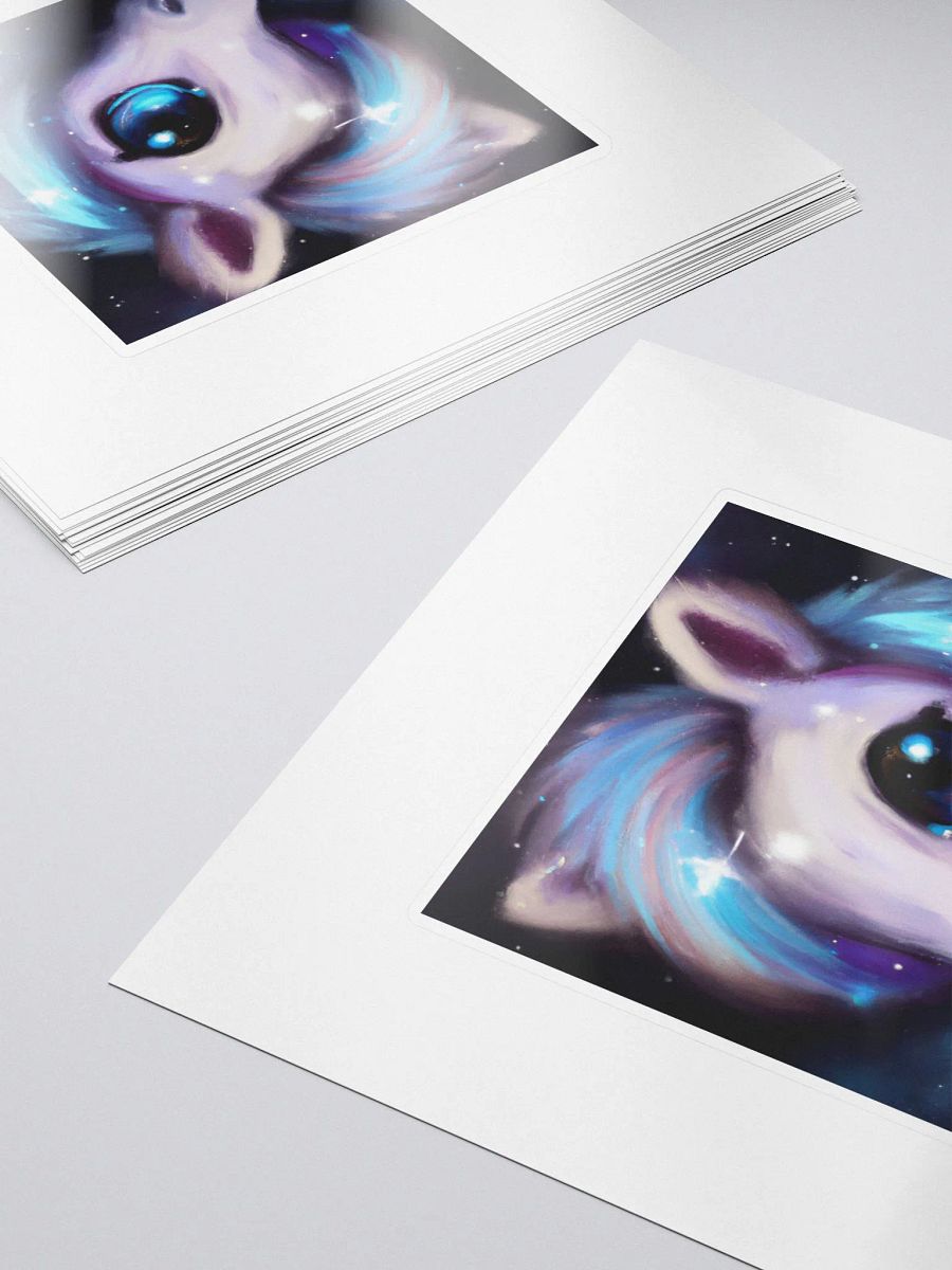 Cute Galactic Horse Alpha Sticker product image (5)