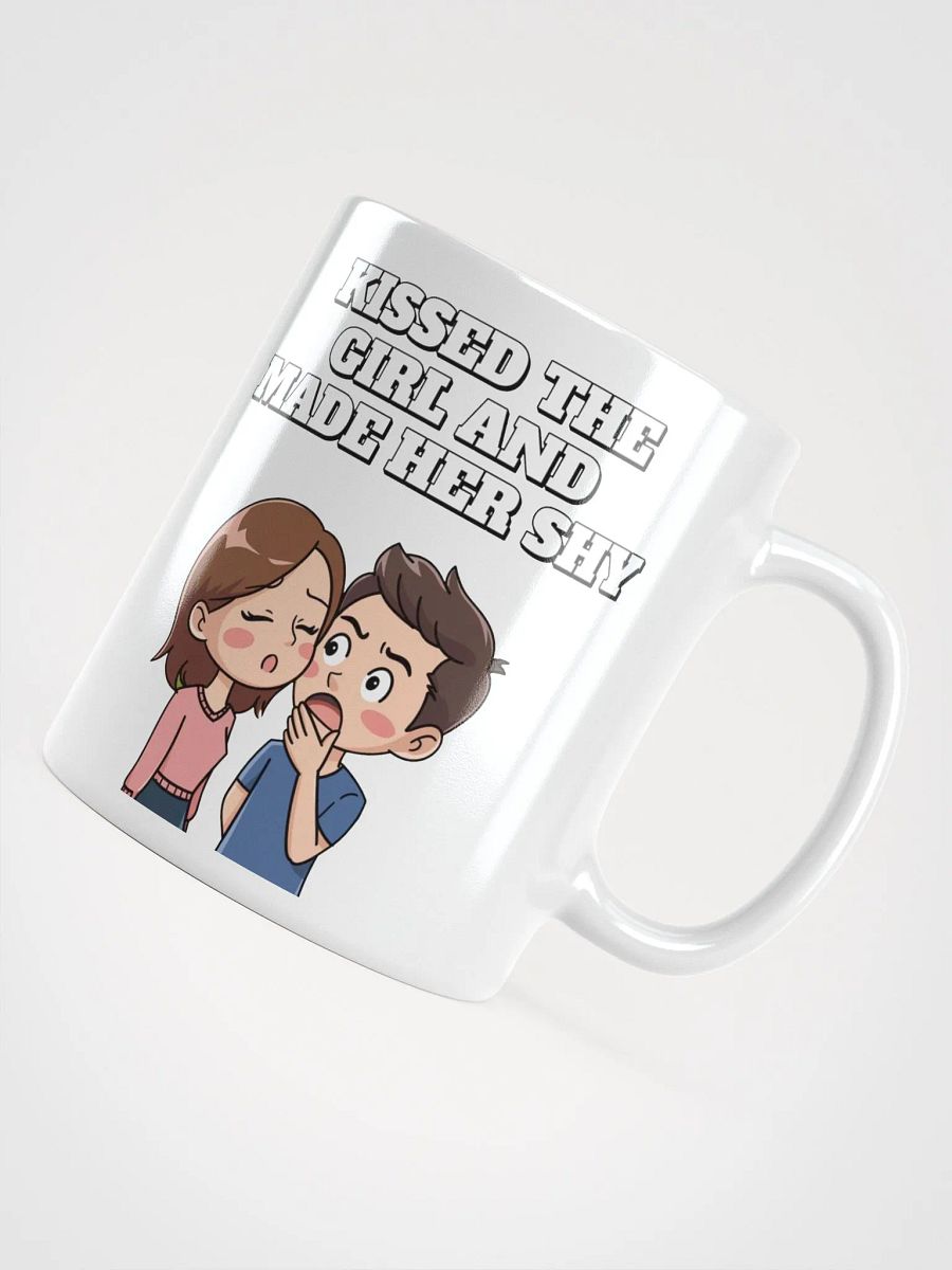 Kissed The Girl And Made Her Shy - Nursery Rhythm Parody White Mug product image (15)