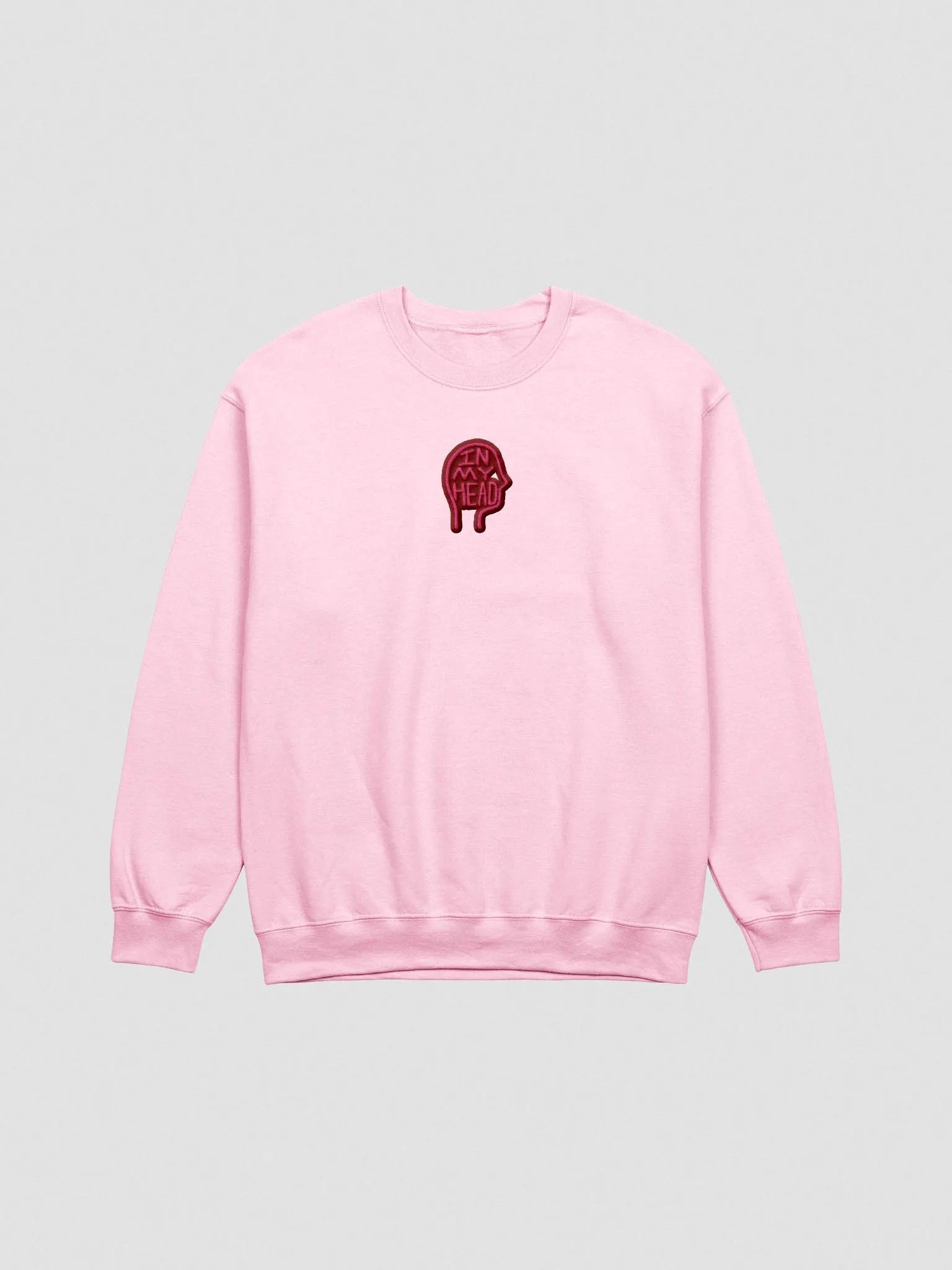 In My Head embroidered crewneck (rose bubble design) product image (5)