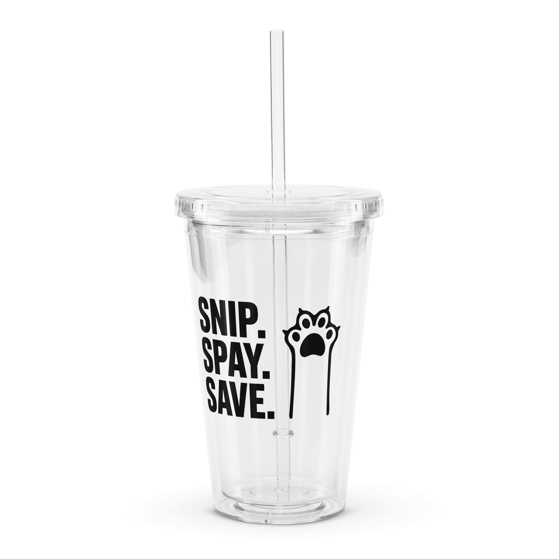 SNIP. SPAY. SAVE | Clear Tumbler product image (2)