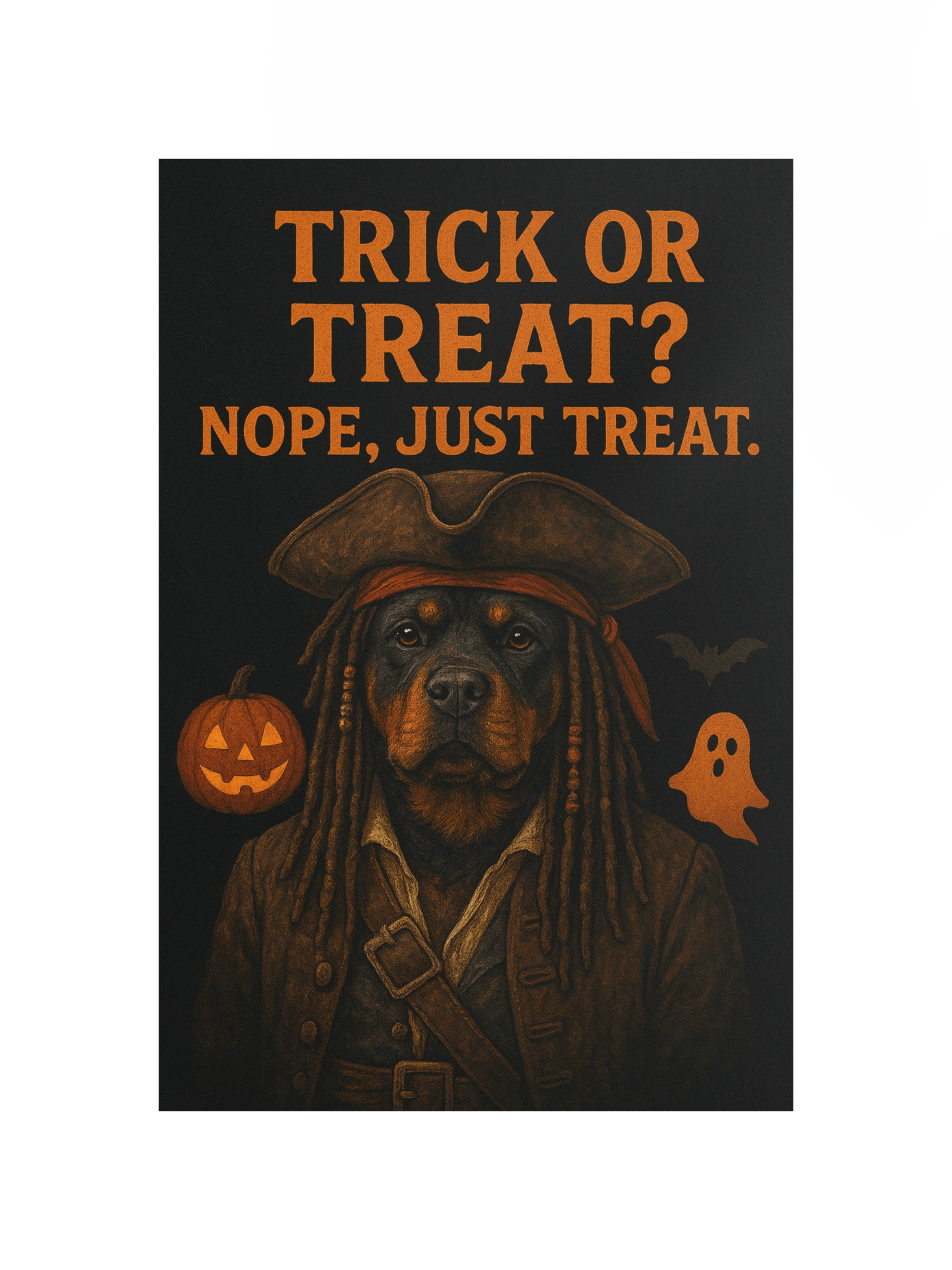 Pirate Rottweiler Halloween Poster product image (12)