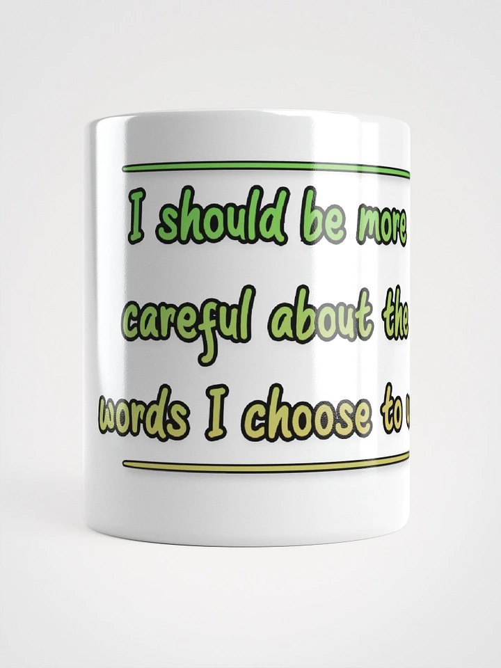 Poorly Chosen Words White Mug product image (1)